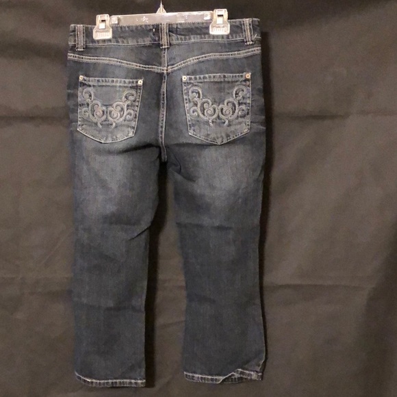 Christopher & Banks Indigo Size 8 Capris - Picture 2 of 3